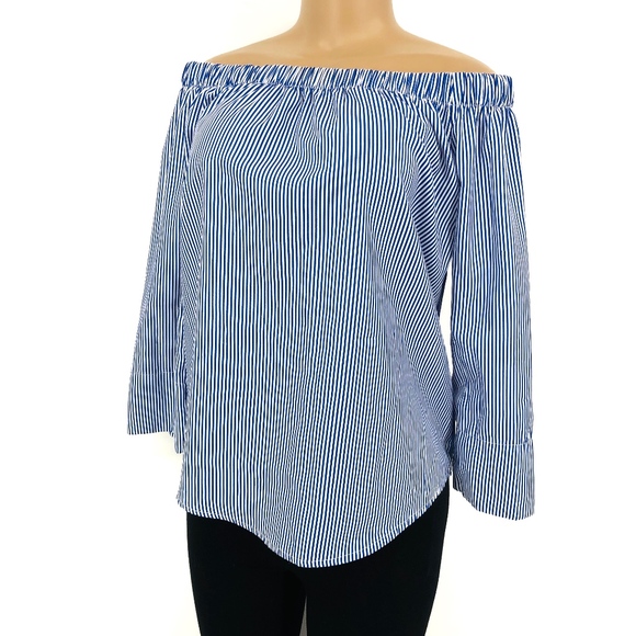 Tops - 4 for $25 SALE!!!! Striped Off Shoulder Shirt